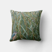 カワセミとヤナギ離れ側 クッション (裏面)