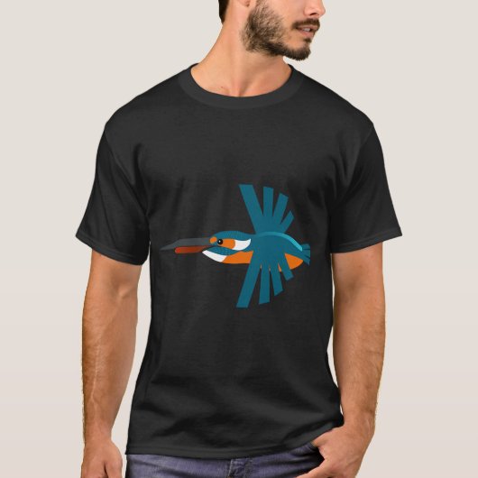 カワセミのキング Tシャツ (正面)