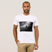 カワセミのシルエット Tシャツ (正面フル)