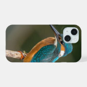 カワセミのプロフィール写真 iPhone 15ケース (裏面横)