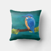 カワセミの投球のクッション クッション (裏面)