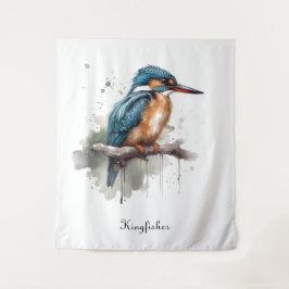 カワセミの静けさ タペストリー