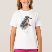カワセミの静けさ Tシャツ (正面)