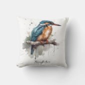 カワセミの静穏 クッション (正面)