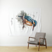 カワセミの静穏 タペストリー (インサイチュ(横))