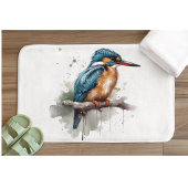 カワセミの静穏 バスマット