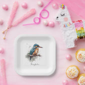 カワセミの静穏 ペーパープレート (パーティー)