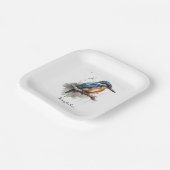 カワセミの静穏 ペーパープレート (傾斜あり)