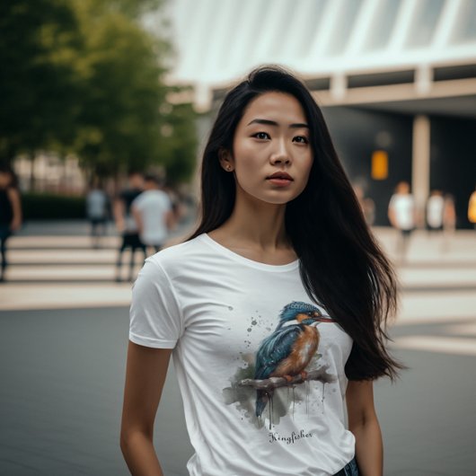 カワセミの静穏 Tシャツ