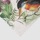 カワセミの鳥の蘭の花のやしティッシュペーパー 薄葉紙 (詳細)