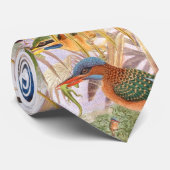 カワセミの鳥の野性生物動物の池 ネクタイ (ロール)