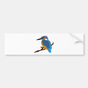カワセミの鳥待っている愛平和喜び バンパーステッカー