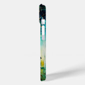 カワセミは水の上に身を寄せた野草 Case-Mate iPhoneケース (裏面 / 左)