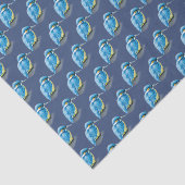 カワセミカスタムブルー背景色の組織 薄葉紙 (詳細)