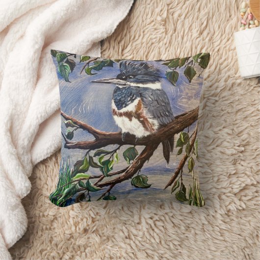 カワセミ枕 クッション (ブランケット)