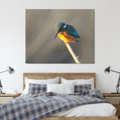 カワセミ キャンバスプリント (インサイチュ (寝室))