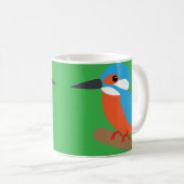 カワセミ コーヒーマグカップ (正面右)
