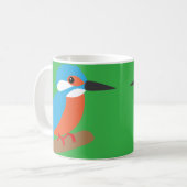 カワセミ コーヒーマグカップ (正面左)