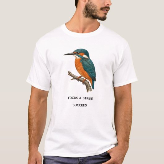 カワセミ コーヒーマグ - ヴィンテージ鳥のボタニカルマグ Tシャツ (正面)