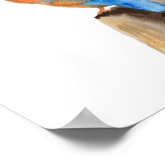 カワセミ ポスター (角)