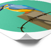 カワセミ ポスター (角)