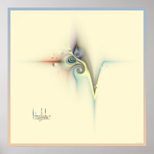 カワセミ ポスター (正面)