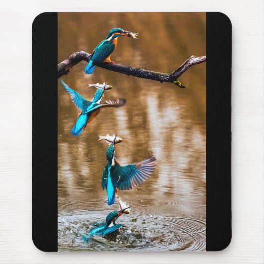 カワセミ マウスパッド (正面)