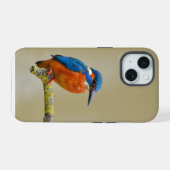 カワセミ iPhone 15ケース (裏面横)