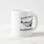 カワタフグ熱に感染する ジャンボコーヒーマグカップ (正面右)