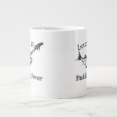 カワタフグ熱に感染する ジャンボコーヒーマグカップ (正面)