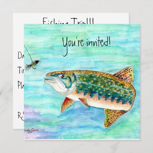 カワマスの招待状 招待状 (正面/裏面)