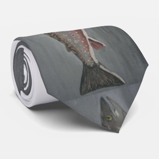 カワマスの首のタイ ネクタイ (ロール)