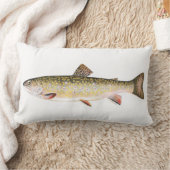 カワマスの魚 ランバークッション (ブランケット)