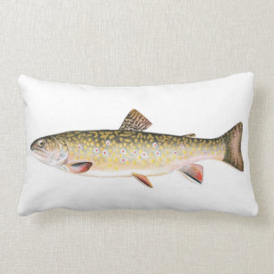 カワマスの魚 ランバークッション