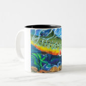 カワマス ツートーンマグカップ (正面左)