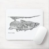 カワマス マウスパッド (マウス)