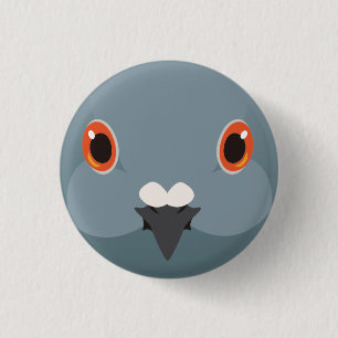 カワラバト-Rock dove 缶バッジ
