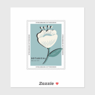 カワラミ白花 シール