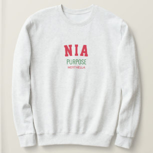 カワンザー NIA 目的 パーソナライズ スウェットシャツ