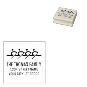 カヲリング カヲラー ズ クルー ボート 名前 住所 ラバースタンプ (押印)