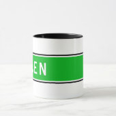 カンの交通標識、フランス マグカップ (中央)