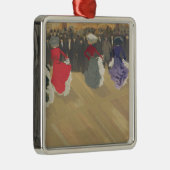 カンカンを踊っている女性 メタルオーナメント (右)