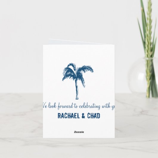 カンカン（キャンキャン） メキシコ パスポート ウェディング インビテーション (裏面)