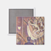 カンカン・ダンス、ル・シャウ、ジョルジュ・スーラ マグネット (正面/裏面)