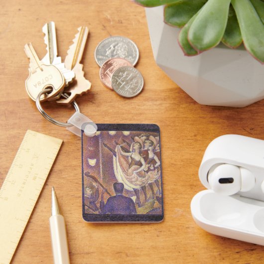 カンカン・ダンス、ル・シャユ(Le Chahut) by ジョルジュ・スーラ キーホルダー (デスク)