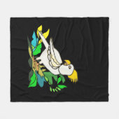 カンカン フリースブランケット (正面(横))