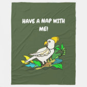 カンカン フリースブランケット (正面)