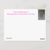 「カンカン・マネキン」 ポストカード (裏面)