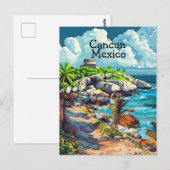カンカン メキシコ 旅行 ポストカード, カンカン メキシコ アート ポストカード (正面/裏面)