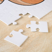 カンガルオアットカンガルーボクシングとボクシング手袋 ジグソーパズル (側面)